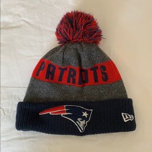 Patriots Pom Beanie Hat